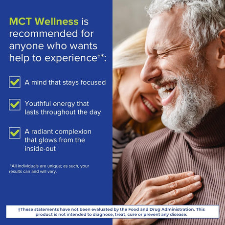 Suplementos MCT Wellness Polvo para apoyar la energía 252g