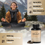 Shilajit Orgánico Puro 1000mg - 120 Cápsulas, Apoyo Inmuno