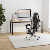 Silla Gamer con Reposapiés y Soporte Lumbar, Ajustable 360°
