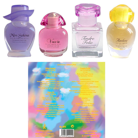 Set de 4 Eaux de Parfum - Mademoiselle France - Hecho en Provenza