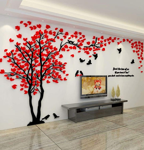 Stickers de Árbol 3D - Decoración para Pared M-98X51in