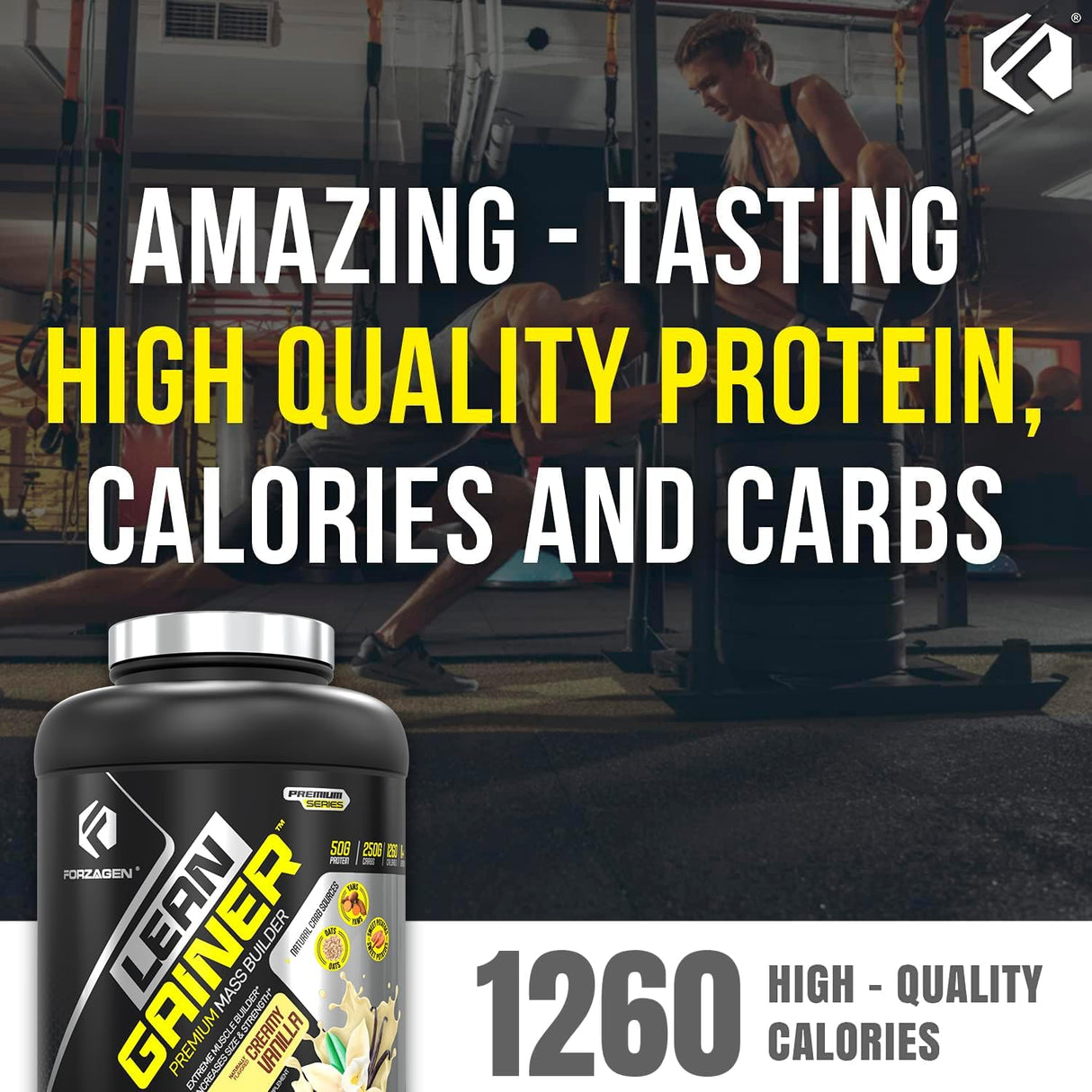 Forzagen Lean Gainer Premium Masa Ganadora Proteína 8 lb