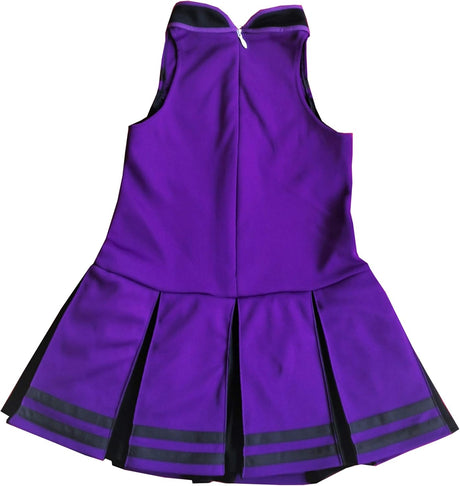 Disfraces  de animadora para niñas lila talla XL