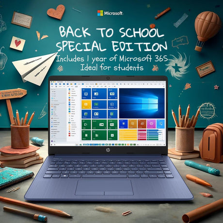 Laptop HP 14 HD | Procesador Quad-Core, 8GB RAM, 576GB SSD