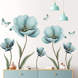 Stickers de Pared Flores y Mariposas - Decoración Creativa