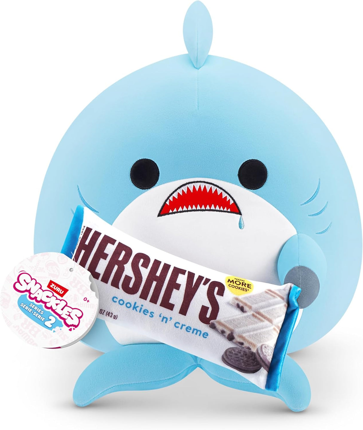Peluche Shark & Hershey Cookies n Cream 8 Pulgadas ZURU