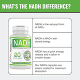 Suplemento MAAC10 NADH 20mg cada 60 cápsulas para energía