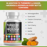 Suplemento de Cúrcuma y Moringa | Salud Natural, 1Pack