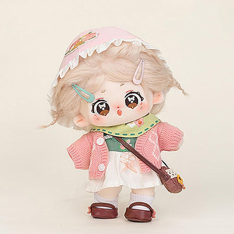 Muñeca de Peluche CALEMBOU 20cm, Esqueleto Articulado, Yue