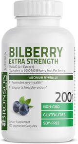 Suplemento Arándano Extra Strength 3000 mg  sin OMG 200 cáp