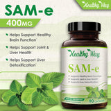 Suplemento Healthy Way SAM-e - S-adenosil metionina 400 mg