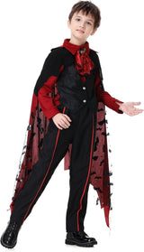 Disfraz de Vampiro para Niños, Bat Cape, Halloween Cosplay