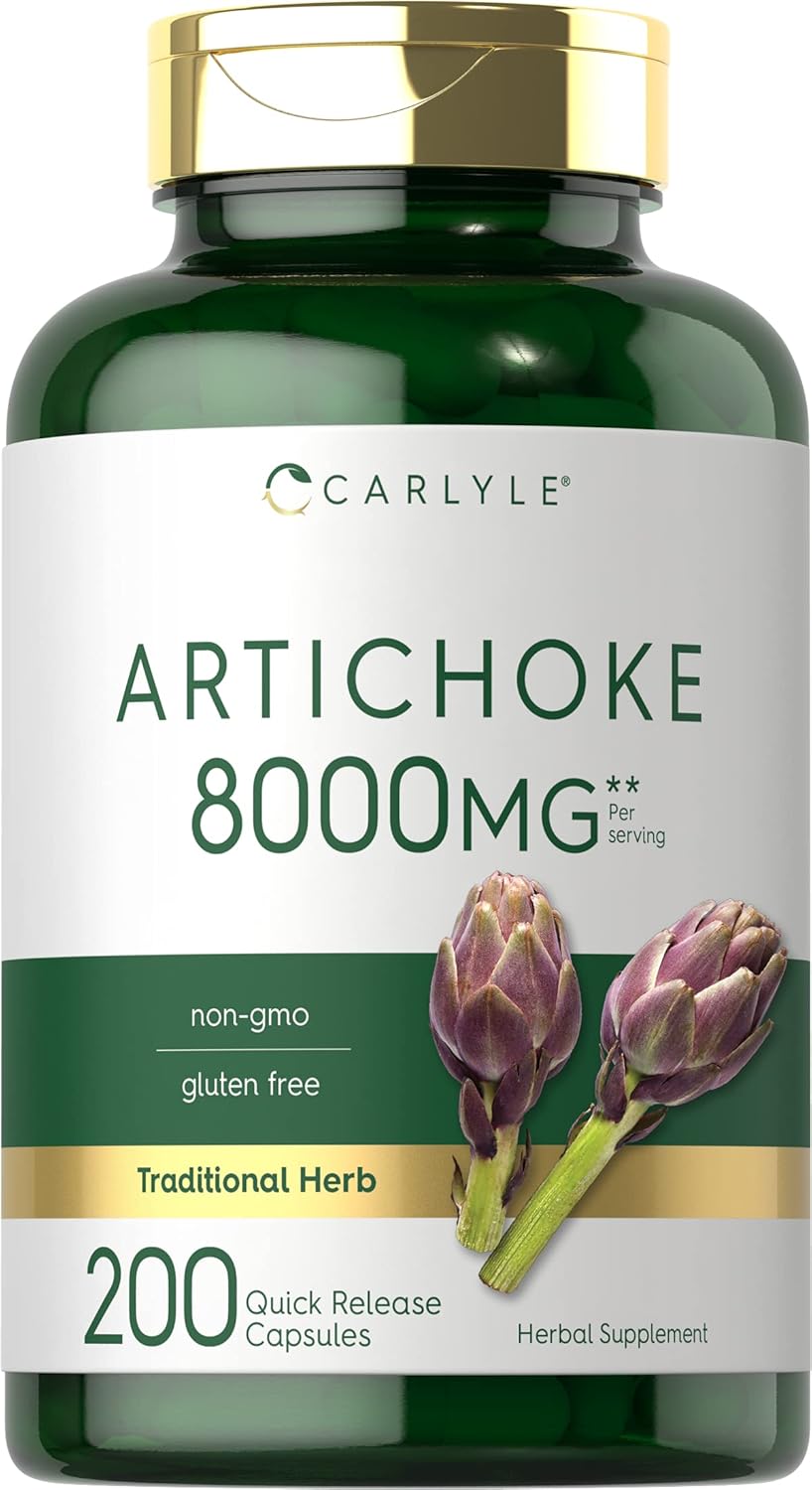 Suplemento Cápsulas de extracto de alcachofa de 8000 mg