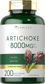 Suplemento Cápsulas de extracto de alcachofa de 8000 mg