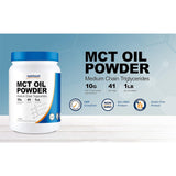 Suplementos Nutricost  MCT aceite en polvo 1lb vainilla
