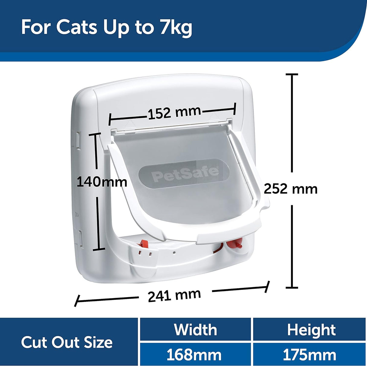 Solapa magnética de lujo para gatos entrada selectiva