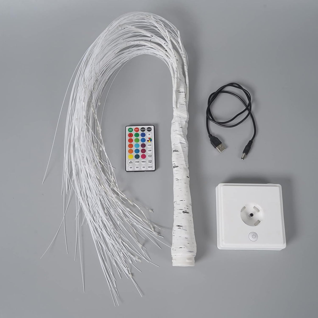 Árbol de Luz LED 2 pies, 60 LED RGB, con Control Remoto