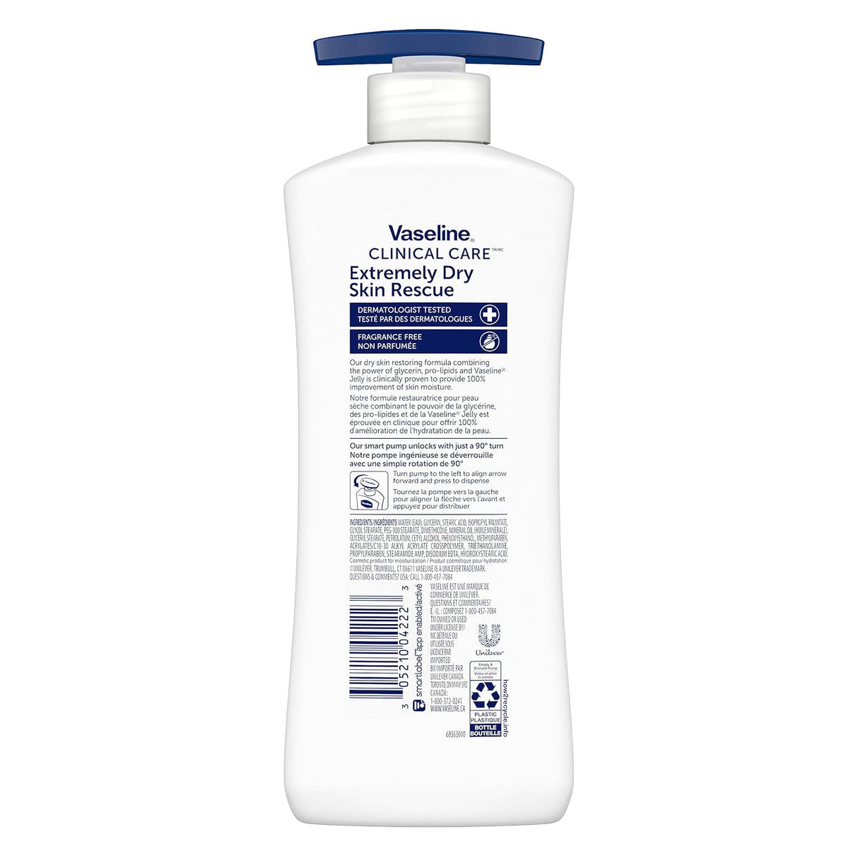 Loción para piel seca Vaseline