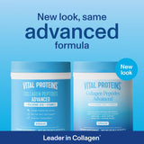 Colágeno en polvo Vital Proteins, péptidos, 20 oz, ácido hialurónico