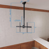 Soporte de Techo para TV, Mount-It!, Ajustable 360°, MI-509B