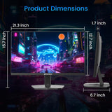 Monitor Gaming SANSUI 24 180Hz, IPS, 1ms, ES-G24F4