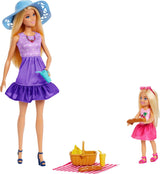 Barbie Familia y Amigos Set de Juego Picnic con Muñecas y Accesorios