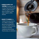 Café Decaf Highlander Grogg Door County Coffee 10 oz Grano Medio