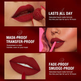 Set de Lápiz Labial Líquido Mate, Impermeable y Duradero