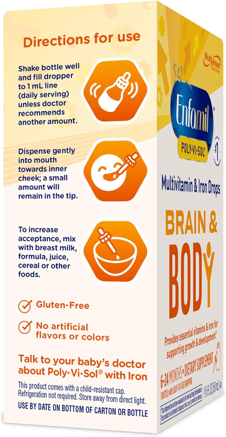 Enfamil Vitamina líquida Poly-Vi-Sol con hierro 50mL