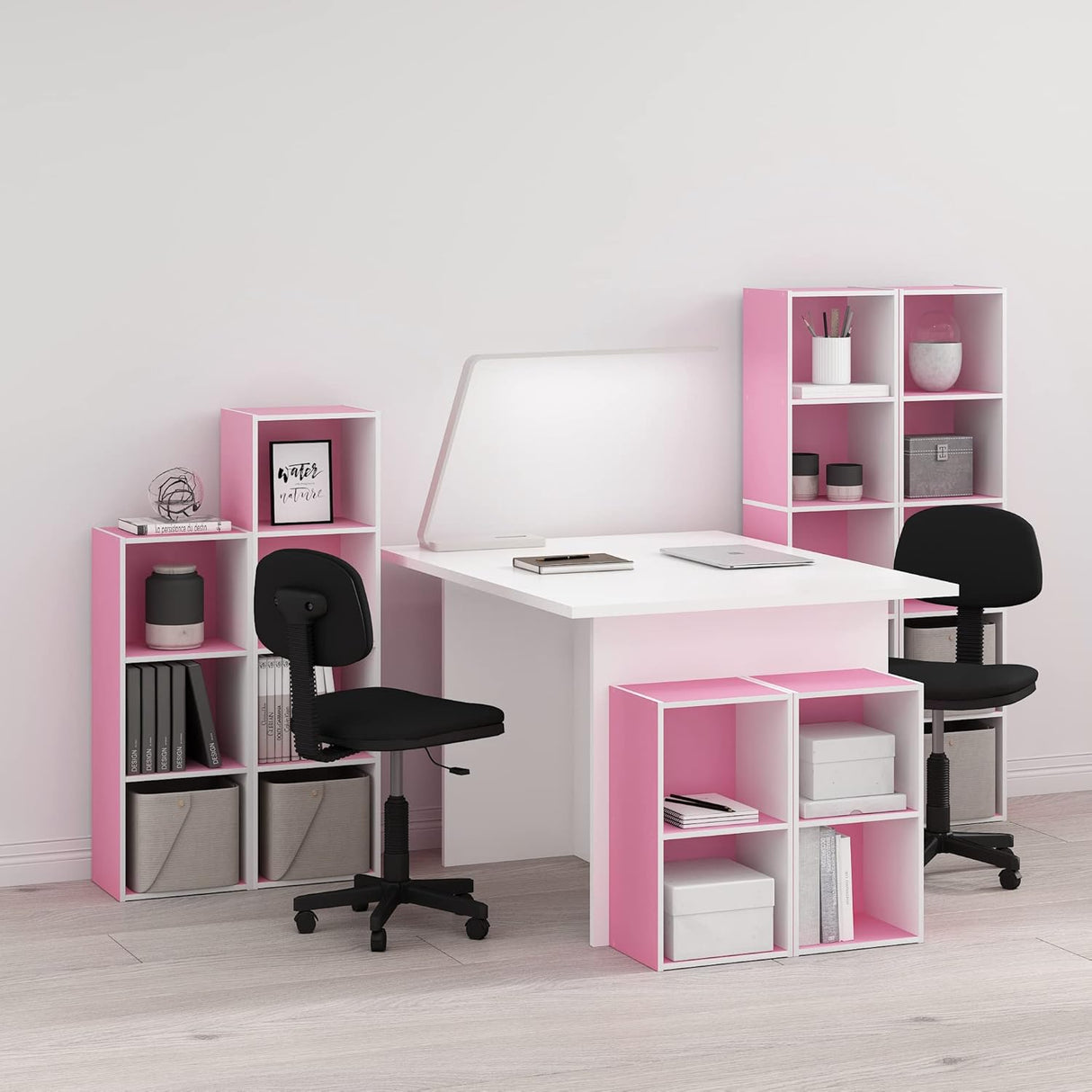 Estantería para libros, 5 niveles, cubos - Furinno Luder