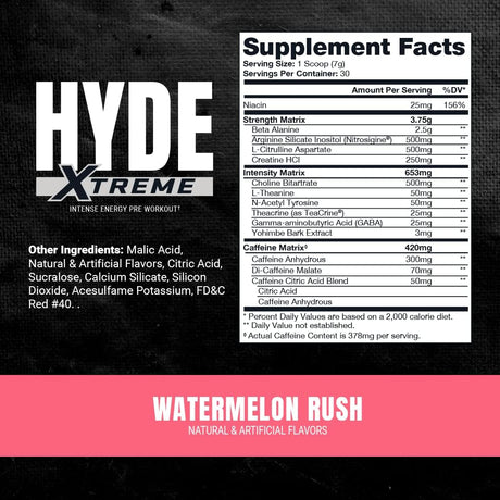 Suplementos Alimenticios  Polvo de preentrenamiento