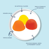 Suplemento Gomitas  Vitamina D3 para mujeres 90 unidades