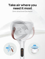 Ventilador de pedestal Dreo, oscilante, Wi-Fi, 6 modos, 513S