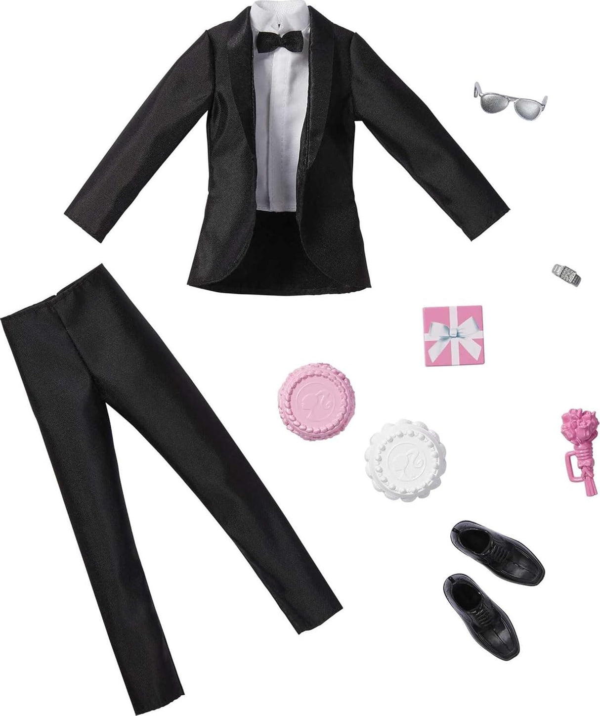 Barbie Pack Moda y Accesorios, Novia con Ken, Tuxedo, Boda