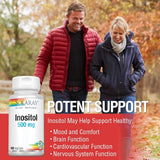 Suplemento de inositol de 500 mg apoyar el cerebro saludable