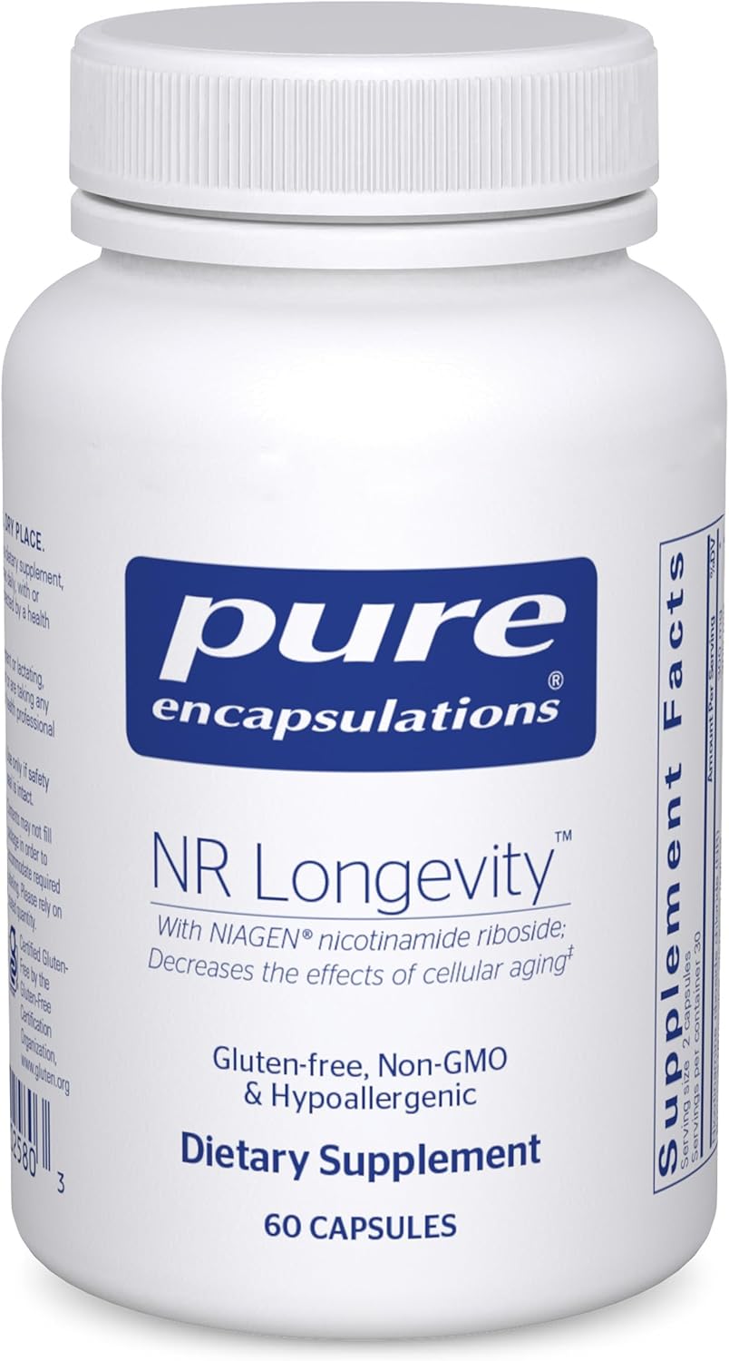 Suplemento NR Longevity Pure Encapsulations, 60 Cápsulas