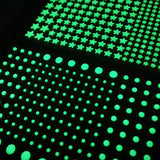 Pegatinas de estrellas brillantes, marca desconocida, 615 pcs.
