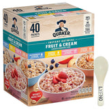 Avena Instantánea Quaker, Variedad de Frutas, 40 Paquetes