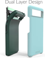 Crave Funda Dual Guard para Google Pixel 6a, funda de protección a prueba de golpes de doble capa para Google Pixel 6a, color aguamarina