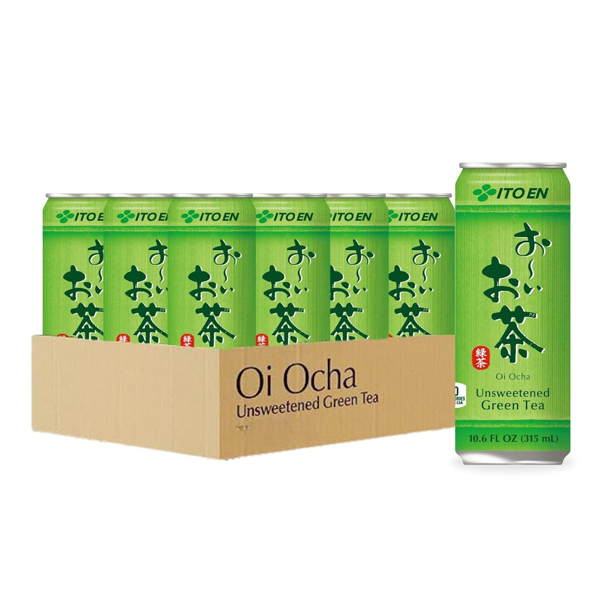 Té verde Ito En Oi Ocha, sin azúcar, 12 x 10.6 oz