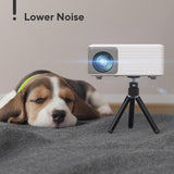 Proyector Mini WiFi Bluetooth 1080P, Portátil para Cine en Casa