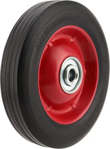 Ruedas de goma sólida PINGEUI 8” 220 lbs, 4 piezas, 1/2”