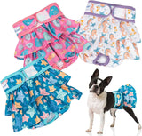 Pet Soft Pañales para perras – Paquete de 3 pañales lavables