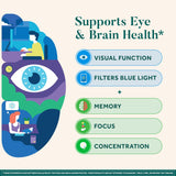 Suplemento cerebral + ocular para memoria con luteína 30 cap