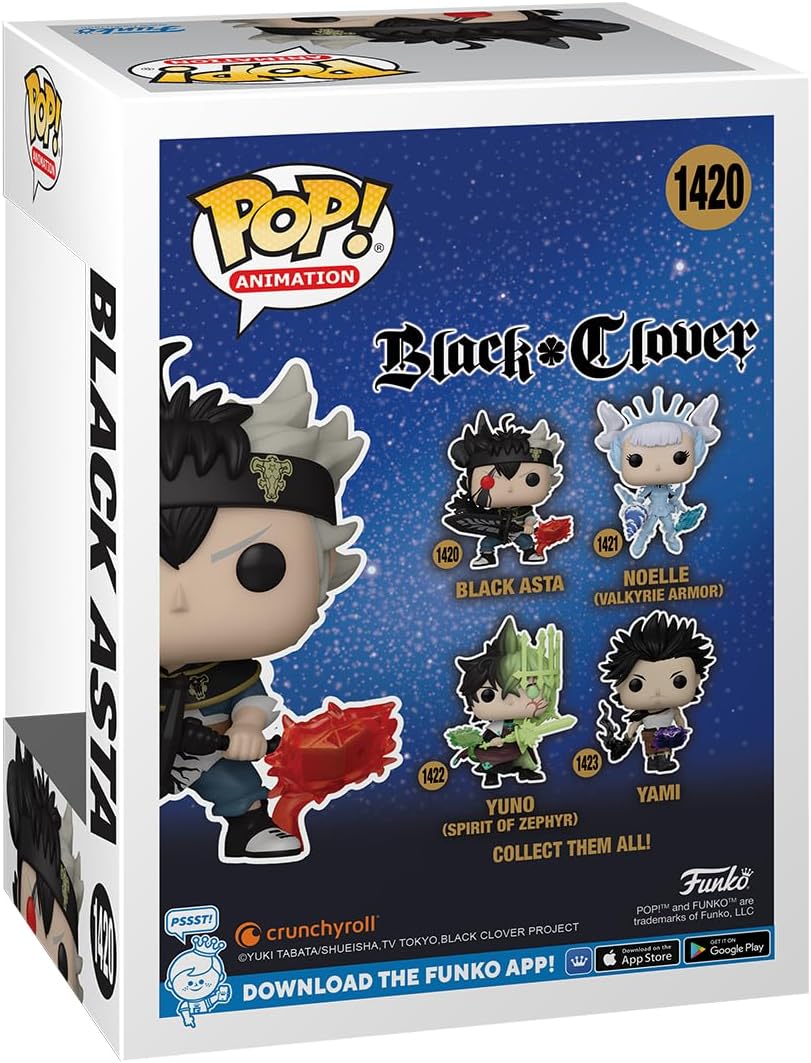 Funko Pop! Animación: Black Clover - Asta Negro coleccionable