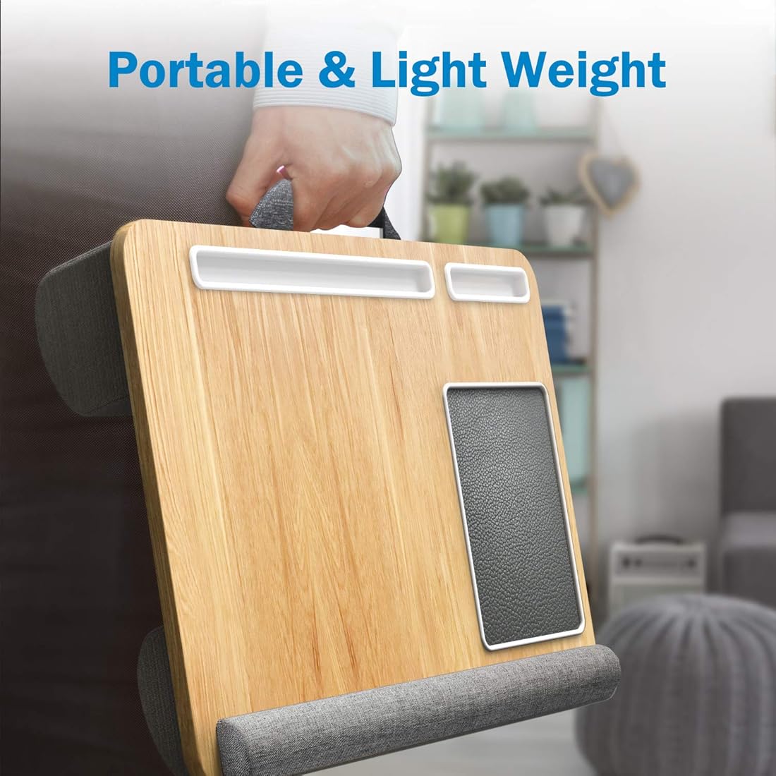 Lap Desk: se adapta a un escritorio para computadora.