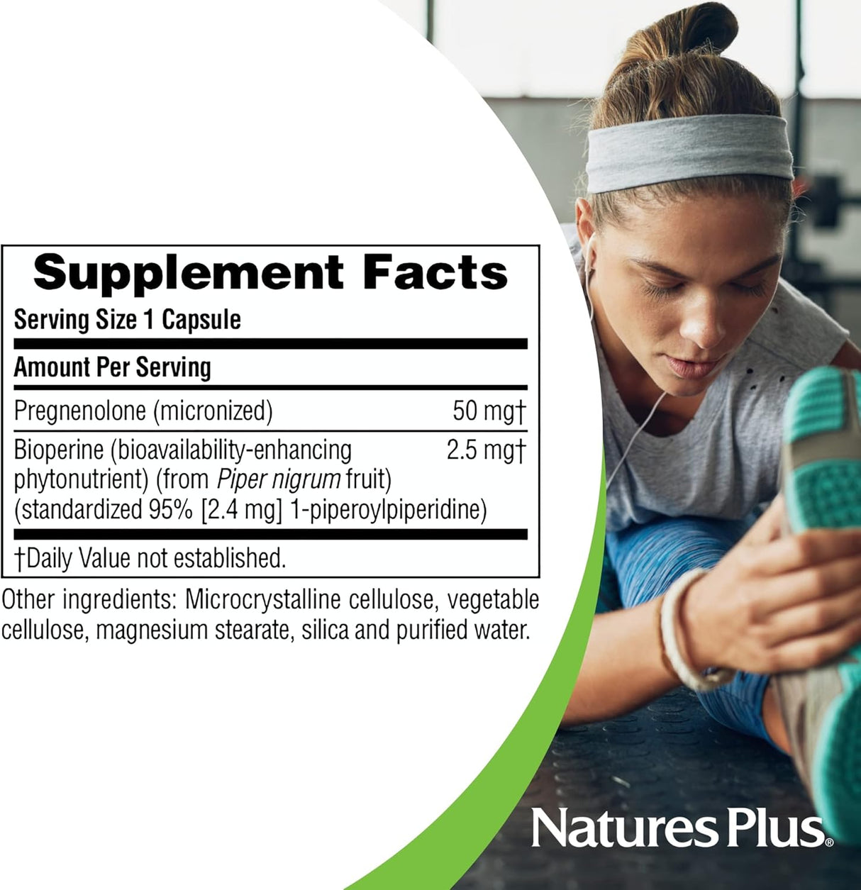 Suplemento Ultra Pregnenolone 50 mg - Natures Plus - 60 Caps