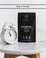Cápsulas de magnesio y apigenina L-teanina Sleep Trio