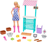 Barbie Careers Juego de Mercado con Muñeca Blonde y Accesorios