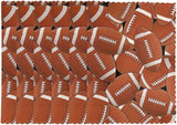 Manteles de mesa de fútbol, set de 6, antideslizantes, 12x18